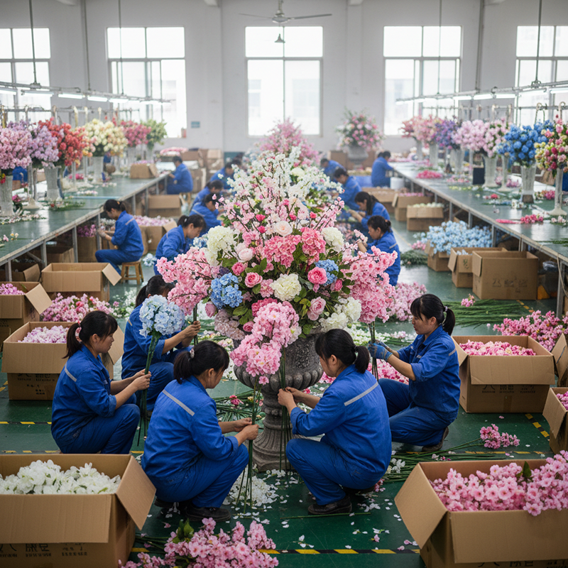 Artificial Flowers Manufacturing