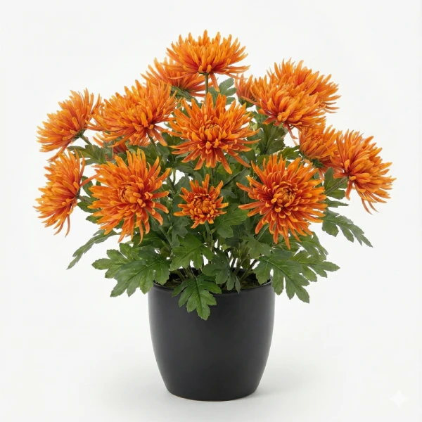 artificial mums for outdoors