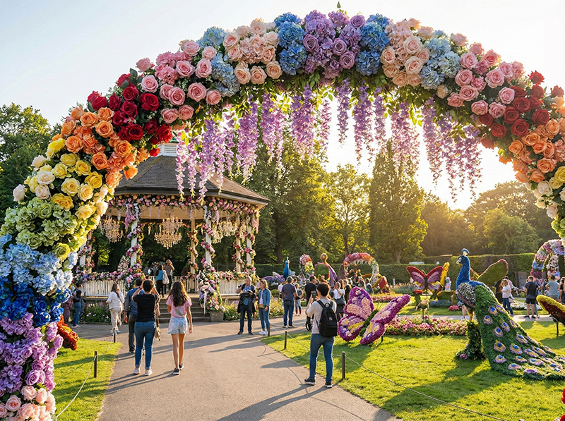 Outdoor Event Garden Entrance
