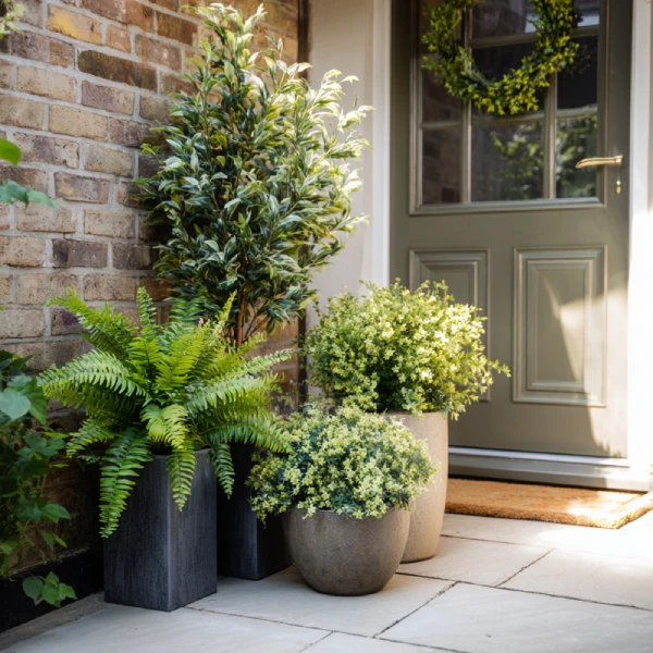 Realistic Artificial Plant Texture Close-up