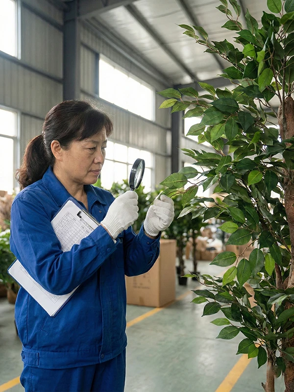 Strict Quality Control for Faux Trees