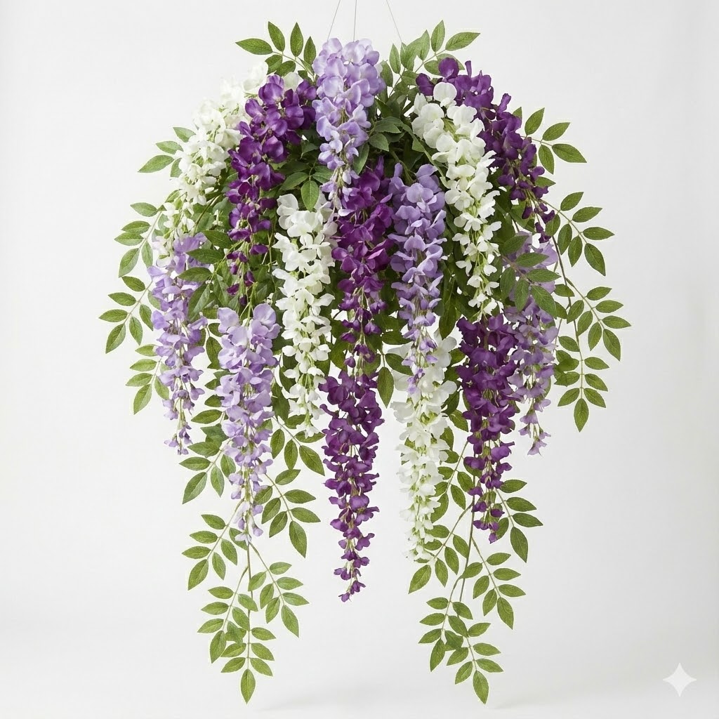 artificial wisteria for outdoors