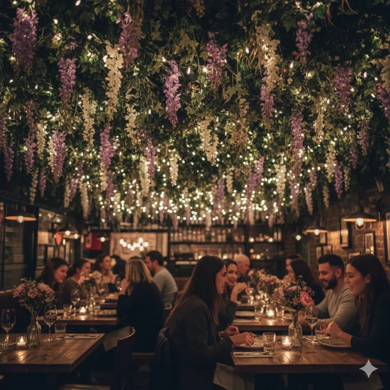 Fine Dining Ceiling Installation
